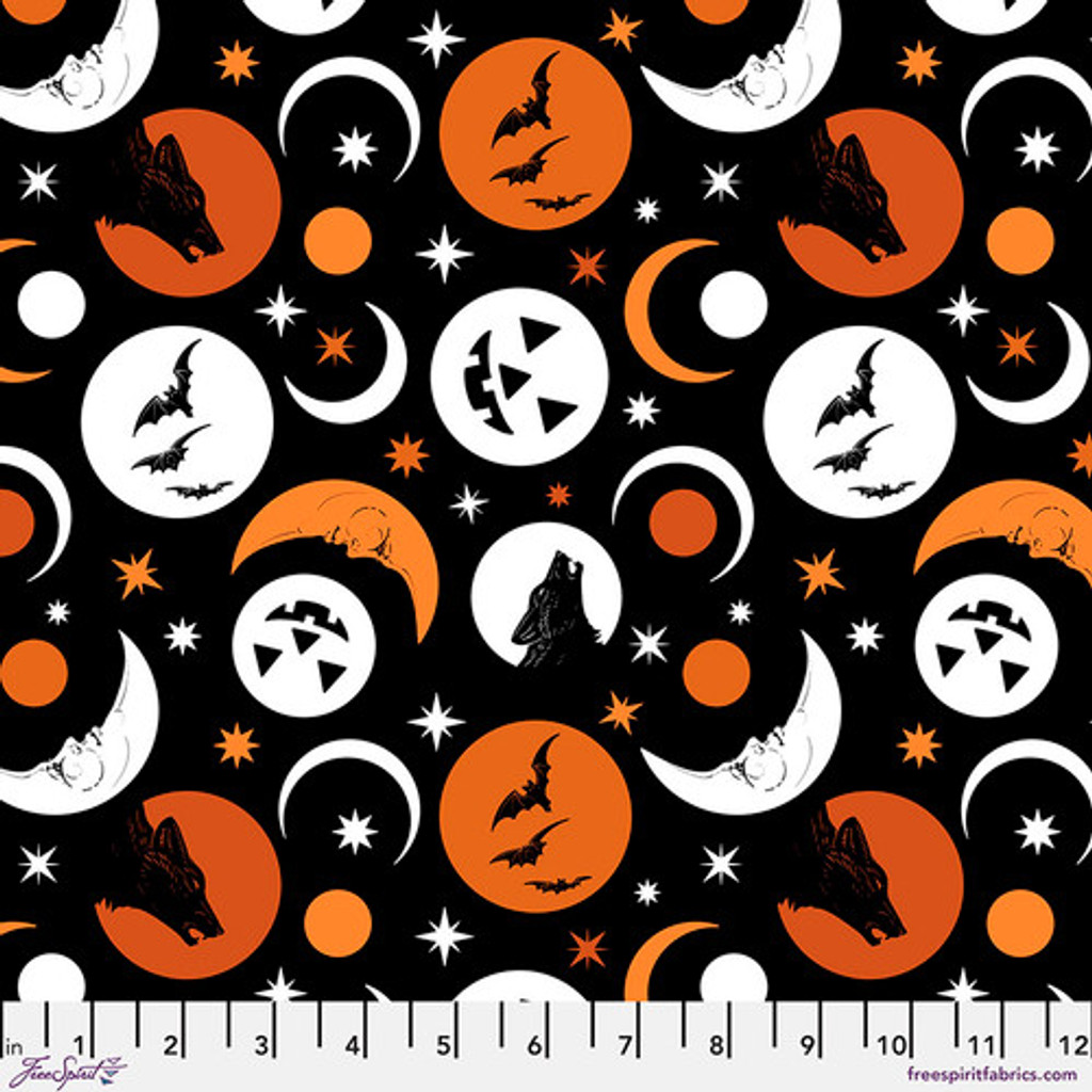 Howl At The Moon - Free Spirit Cotton (PWRH028.BLACK)