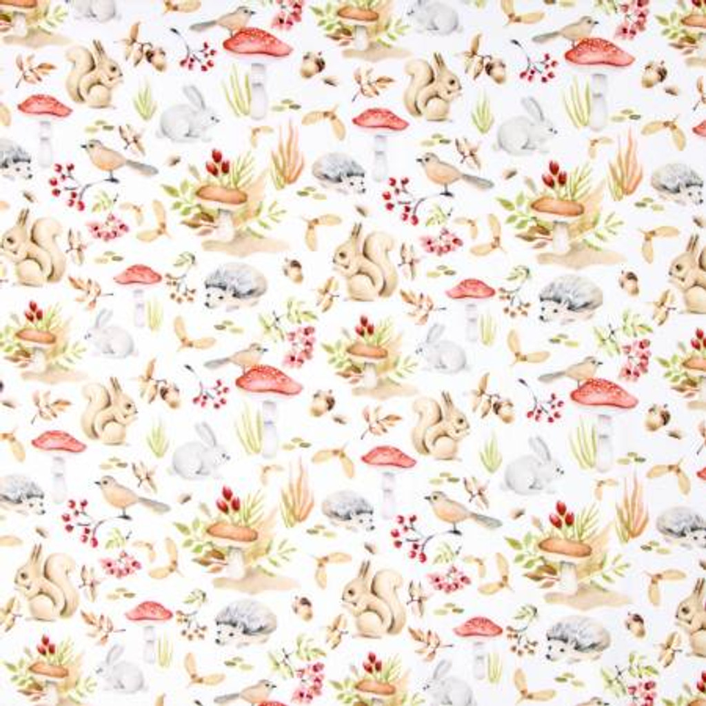 Fall Critters Double Sided Cloud Cuddle - Shannon Fabrics Cuddle Minky