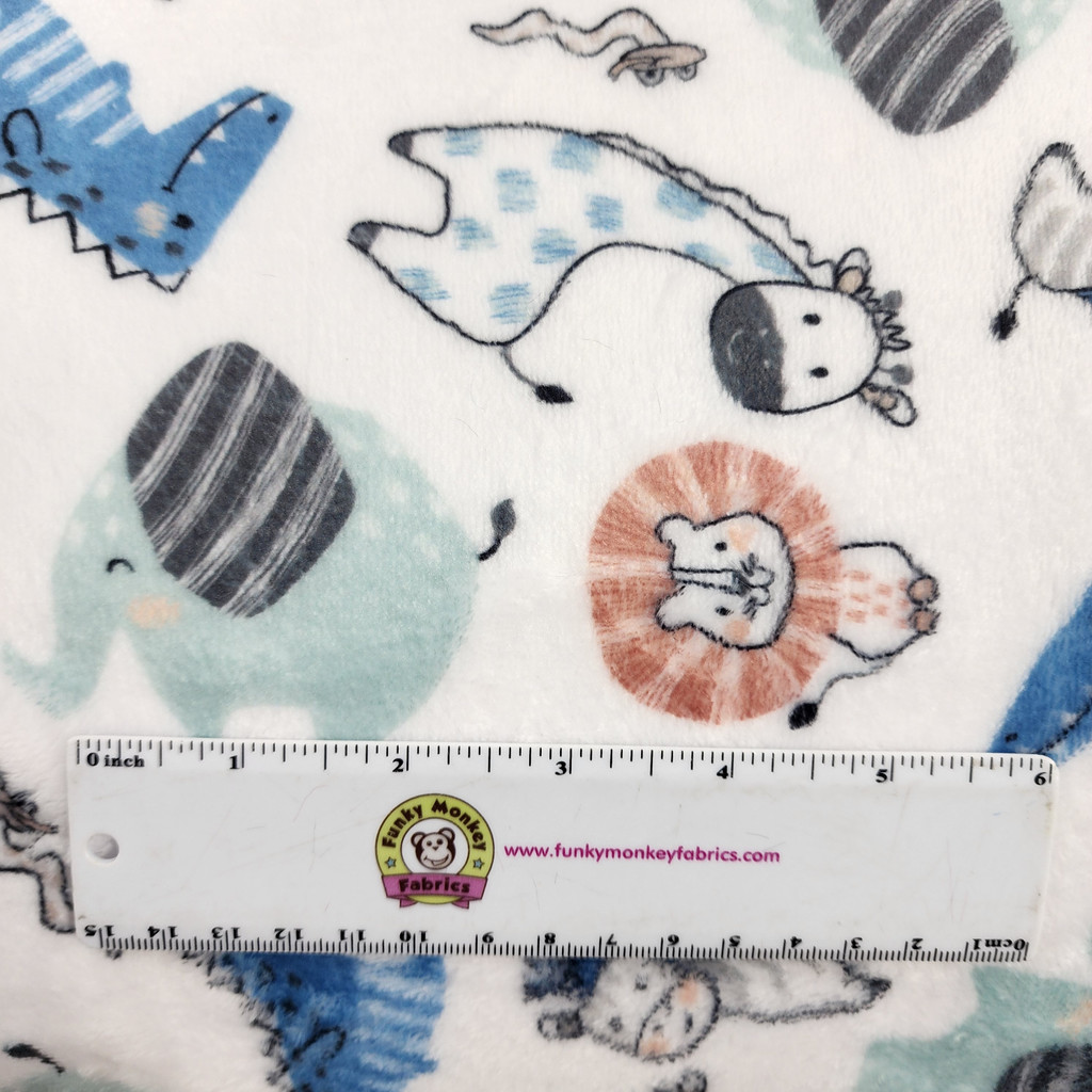 Let's Get Wild Double Sided Cloud Cuddle - Shannon Fabrics Cuddle Minky