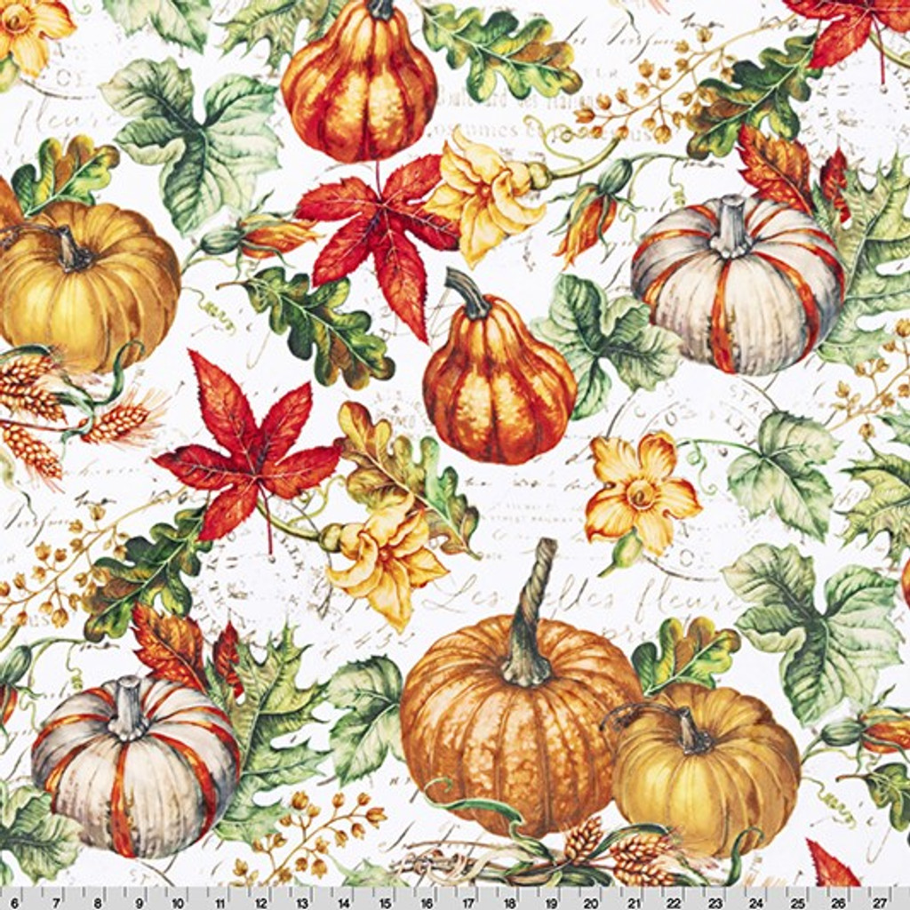 Ginger Vintage Fall Digital - Shannon Fabrics Cuddle Minky