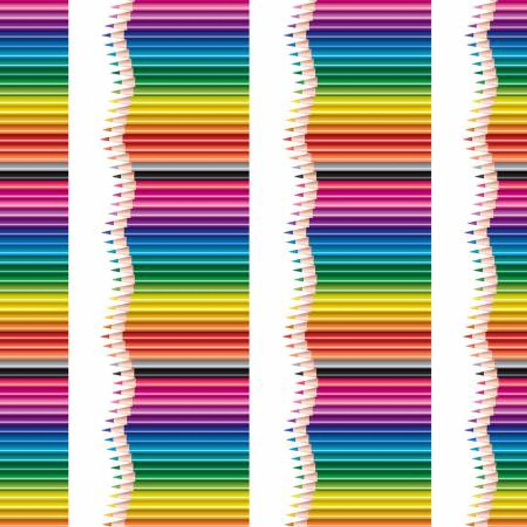 Multi Pencil Stripe - Timeless Treasures Cotton (CD2612-MULTI)