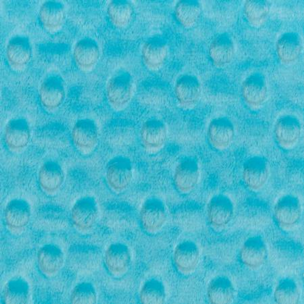 Turquoise Dimple - Shannon Fabrics Cuddle Minky