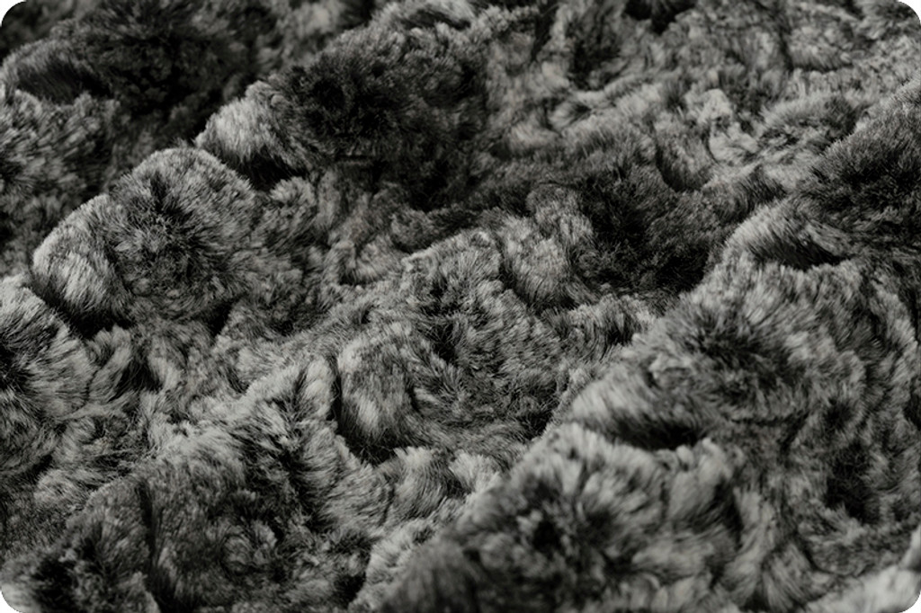 Black/White Paloma Luxe - Shannon Fabrics Cuddle Minky
