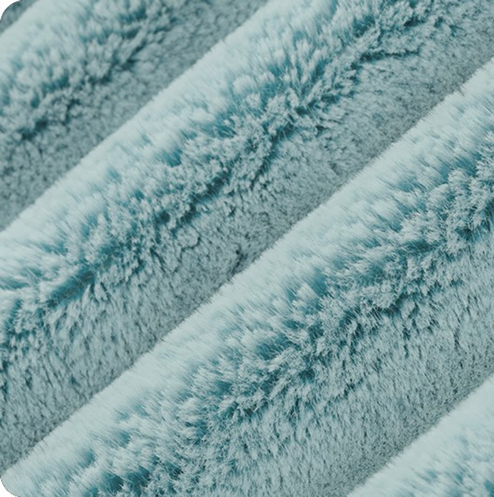 Frosted Baby Seal Teal - Shannon Fabrics Cuddle Minky
