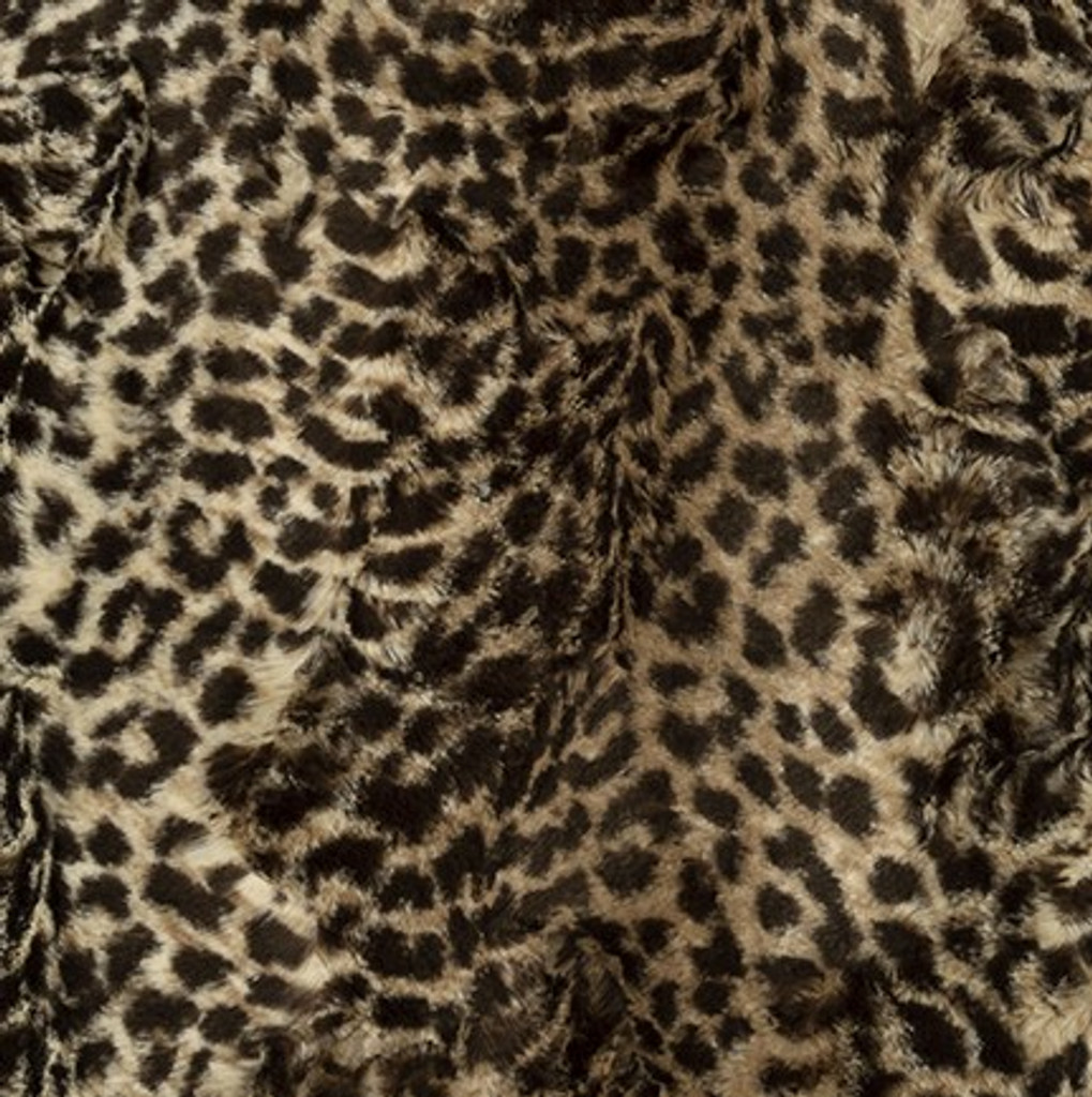 Chocolate Cheetah Luxe - Shannon Fabrics Cuddle Minky (lccheetahchoc)