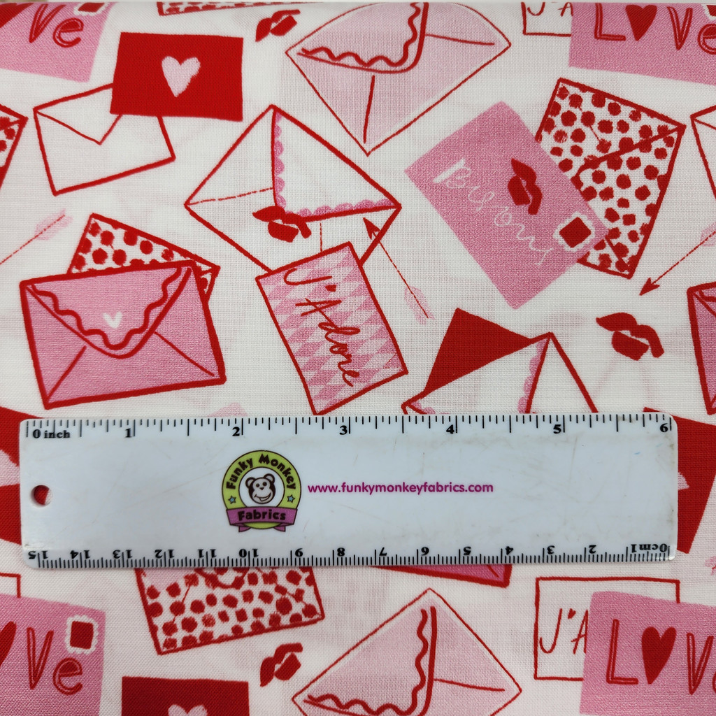 Je T'aime Love Letters - Dashwood Studio Cotton