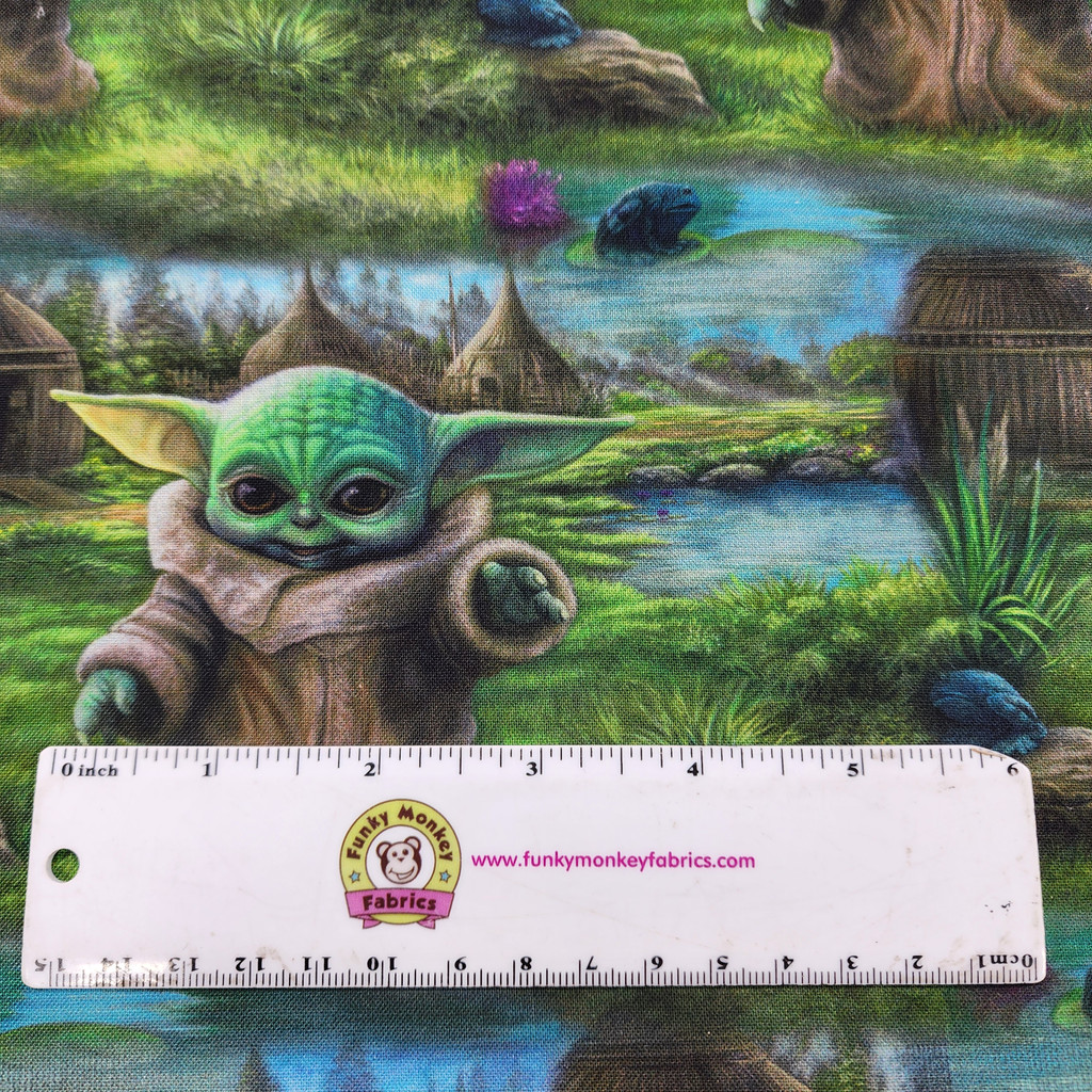 The Child Multi Yoda - David Textiles Digital Cotton