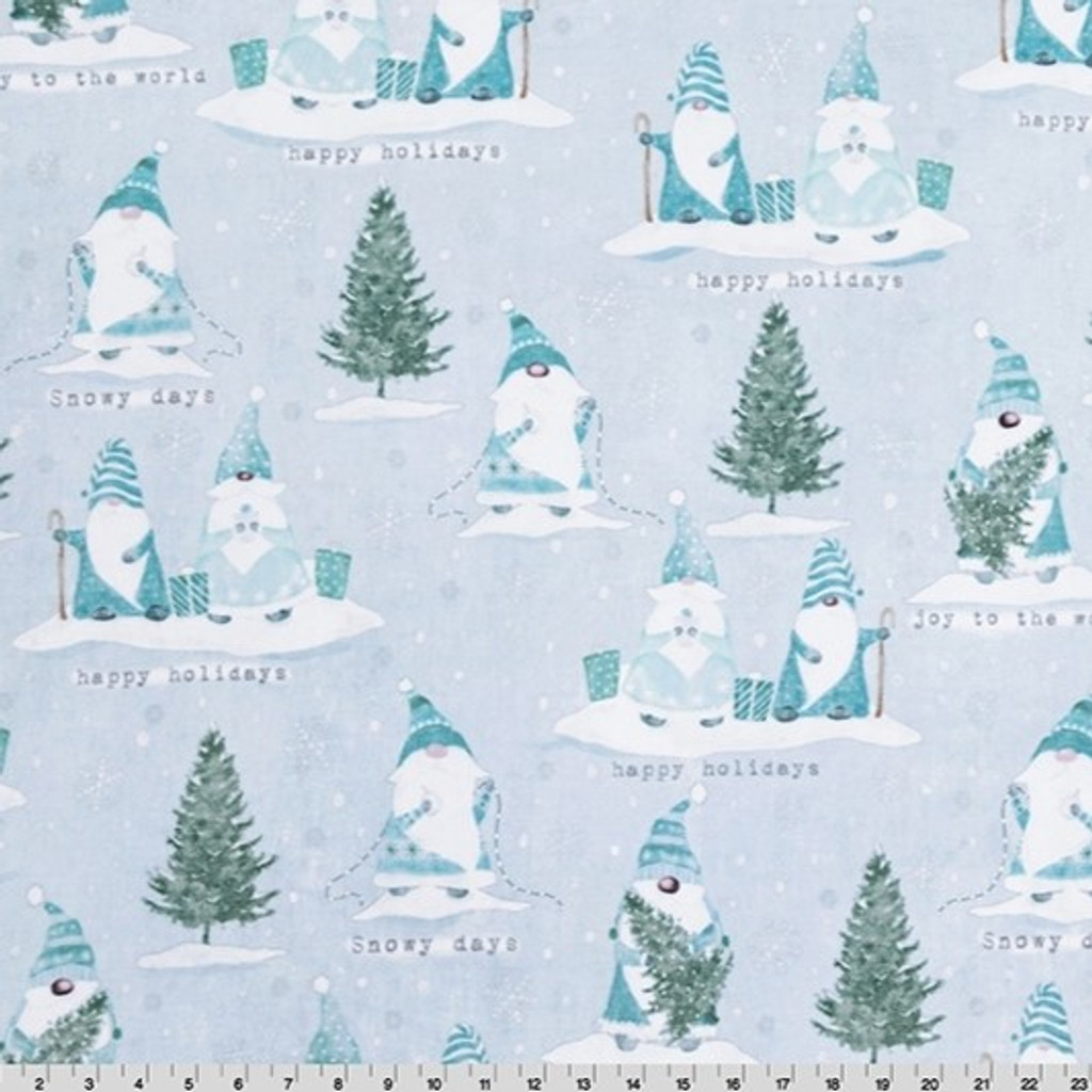 Icy Gnomes Digital - Shannon Fabrics Minky