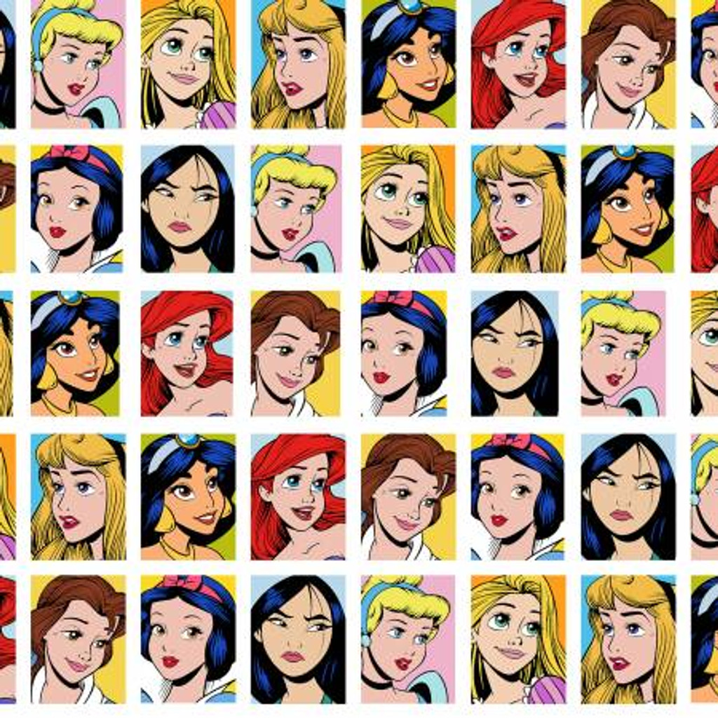 Disney Ultimate Princess Grid Faces - Camelot Cotton (73934A620715)