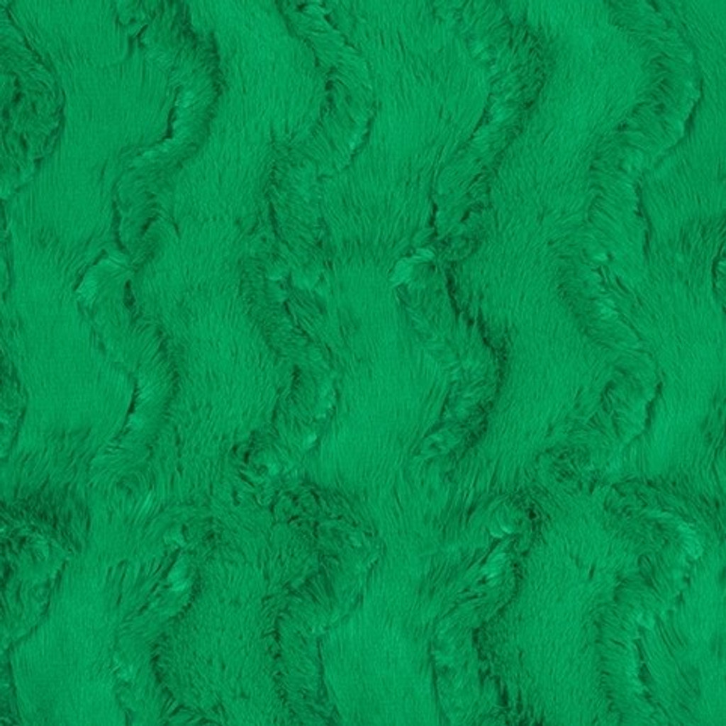 Kelly Green Glacier - Shannon Fabrics Cuddle Minky