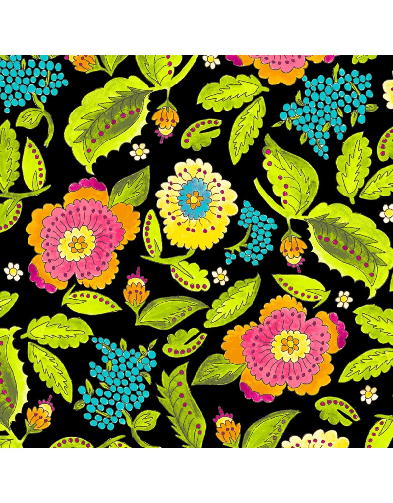 Happy Garden - Windham Fabrics Cotton (52691-2)
