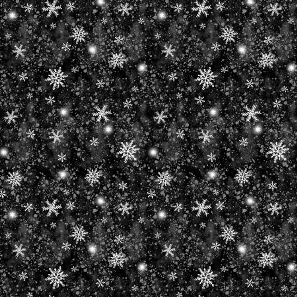  Night Snow Storm - Windham Fabrics Cotton (52598D-4)