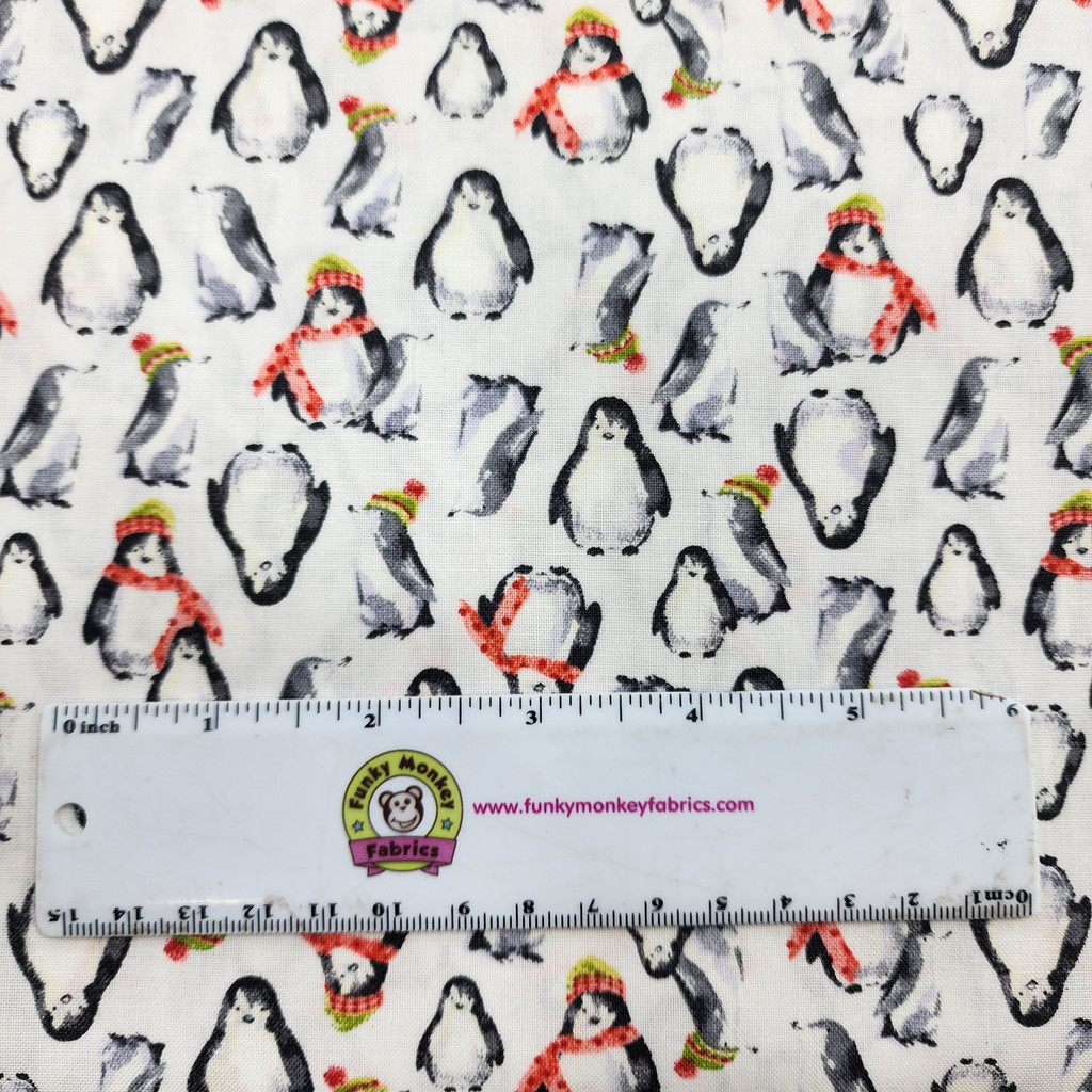 Snow Day Penguins - Windham Fabrics Cotton