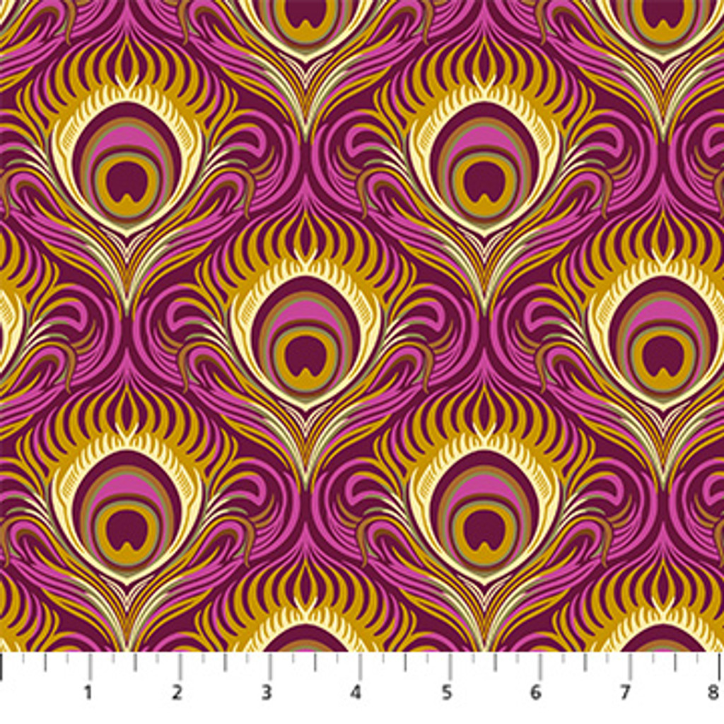 Plum Wild Abandon - FIGO Cotton (90893-84)