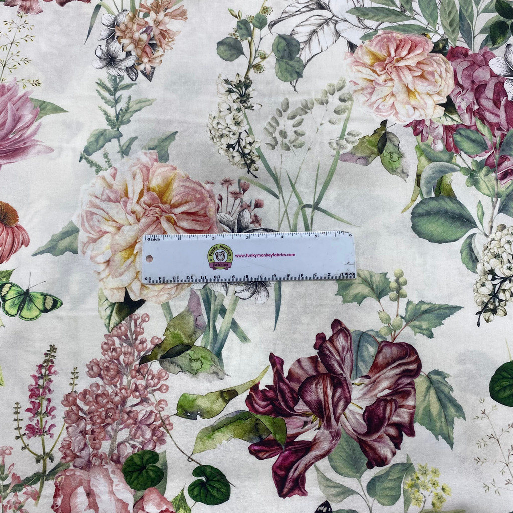 Botanical Charm Vintage - Hoffman Fabrics