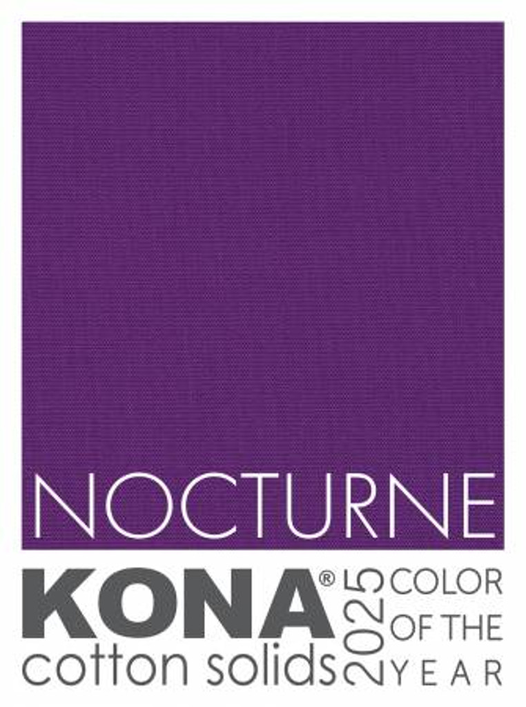Kona Nocturne (2025 Color of the Year) – Robert Kaufman Cotton (KONA-NOCTURNE)