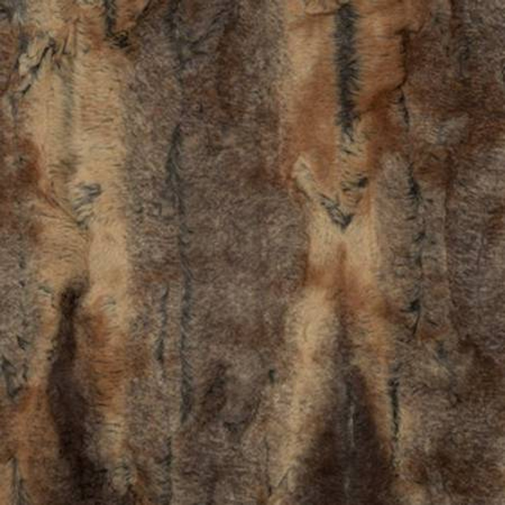 Amber/Taupe Red Fox - Shannon Fabrics Cuddle Minky (LCREDFOXAMBE)