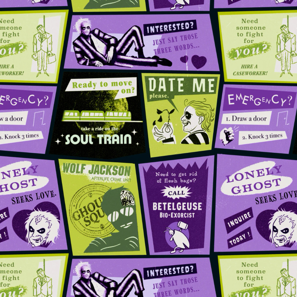 The Afterlife Times Beetlejuice - Camelot Cotton (23340201-01)