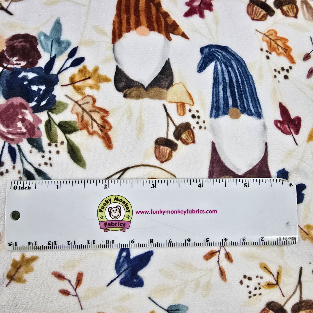 Harvest Gnomes Digital - Shannon Fabrics Cuddle Minky