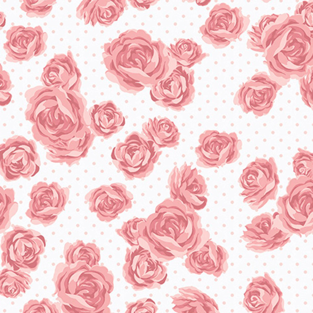 Seashell Cottage Rose Lane Mayfair Quilting Cuddle - Shannon Fabrics (QCCRMAYFAIRSEASHELL)