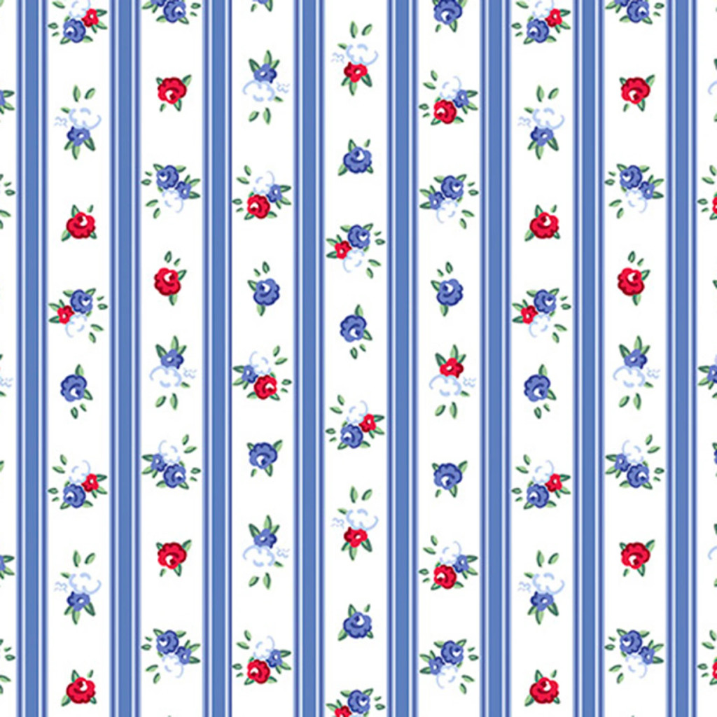 Blue Bonnet Nottinghill - Cottage Rose Lane Quilting Cuddle - Shannon Fabrics (QCCRNOTTINGHILLBLUEBONNET)