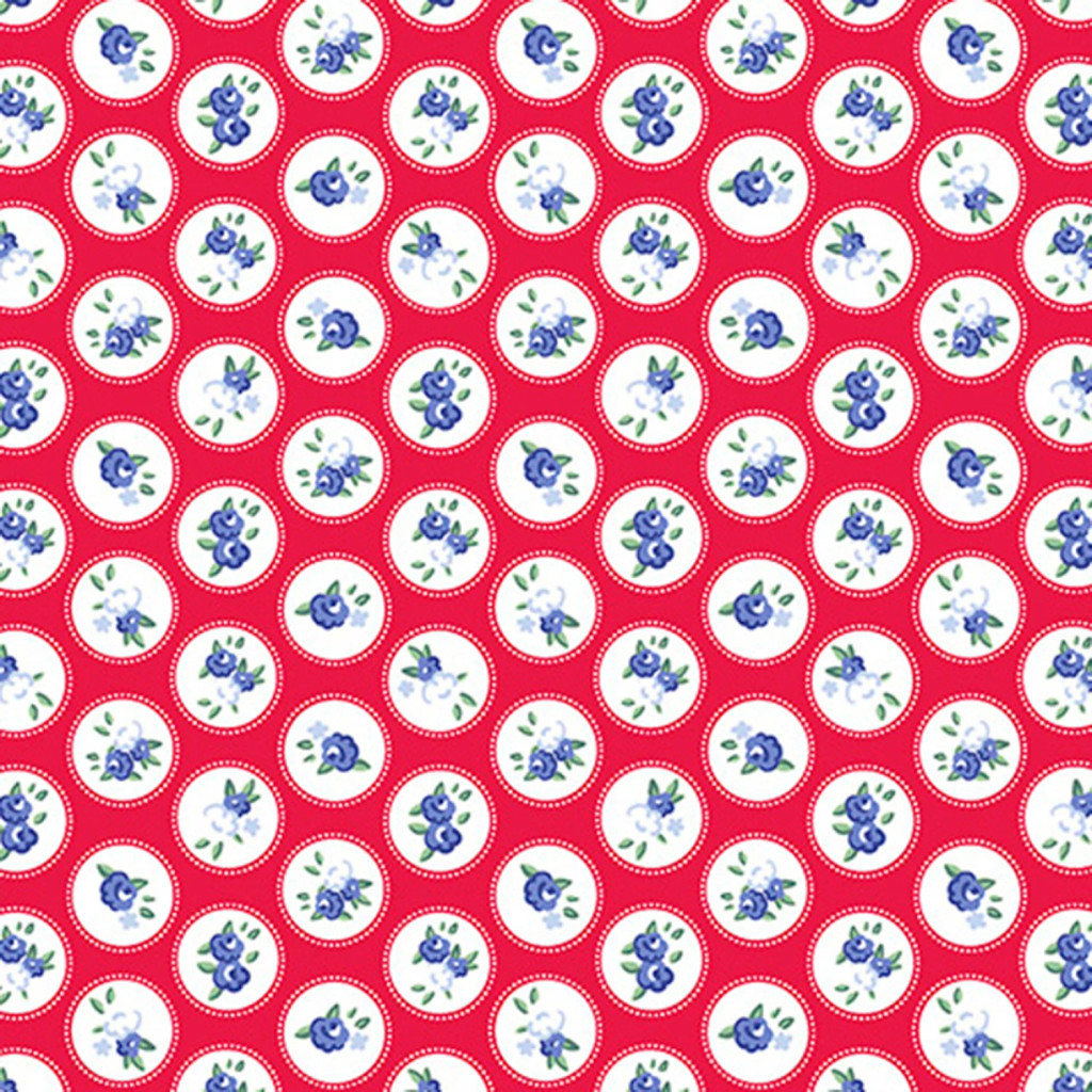 Candy Apple Windsor - Cottage Rose Lane Quilting Cuddle - Shannon Fabrics (QCCRWINDSORCANDYAPPLE)