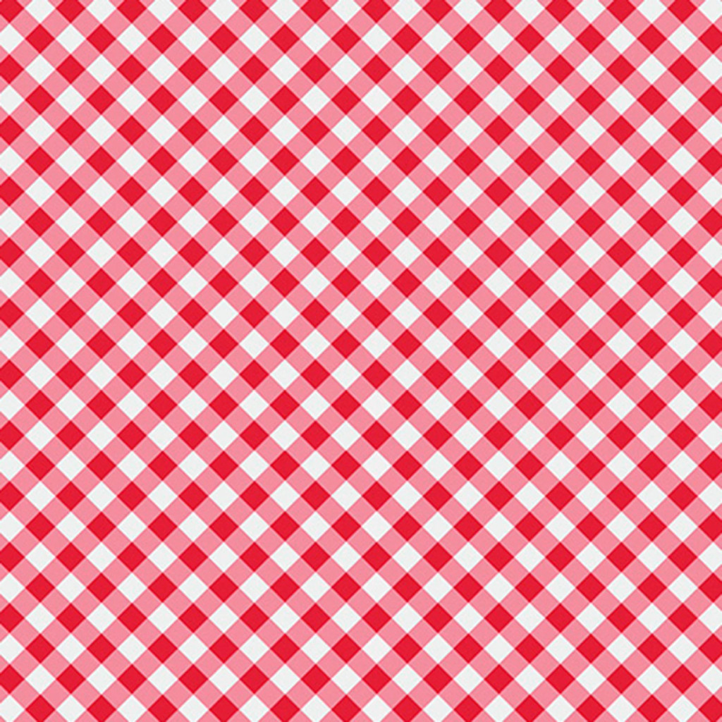 Candy Apple Gingham - Cottage Rose Lane Quilting Cuddle - Shannon Fabrics (QCCRGINGHAMCANDYAPPLE)