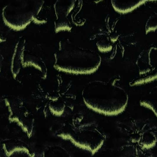 Slime Frosted Spooky Luxe - Shannon Fabrics Cuddle Minky (lcfspookyleslime)