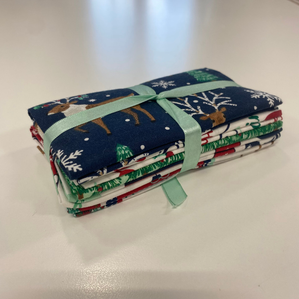 Fat Quarters - 5 piece Believe - 3 Wishes Cotton