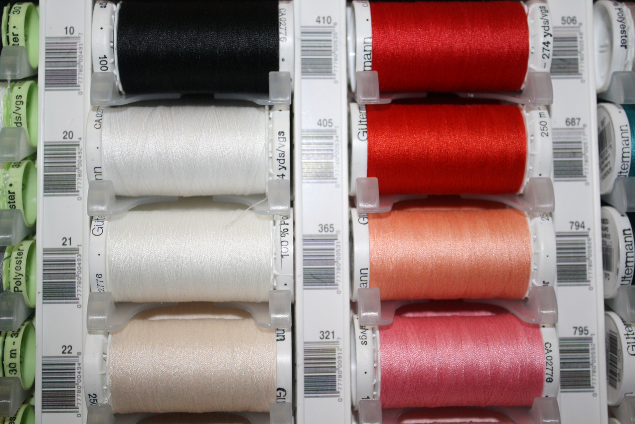 Gutermann Gutermann Thread, 250M-405 Flame Red, Sew-All Polyester All  Purpose Thread, 250m/273yds