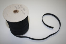 Black Double fold Bias Tape