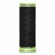 Black #10 Polyester Top Stitching - 30m