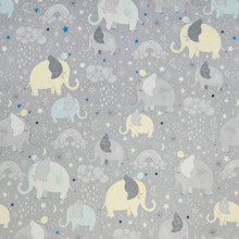 Grey Mama & Me Digital - Shannon Fabrics Cuddle Minky