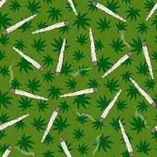Cannabis Joints - Blank Cotton (2068-66 green)
