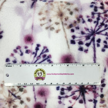 Dandelion Daze Berry Seal - Shannon Fabrics Cuddle Minky