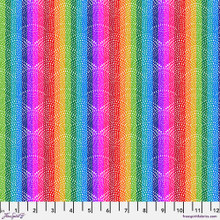 Rainbow Scalloped Hills - Free Spirit Cotton (PWCD081.XRAINBOW