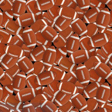 Brown Footballs Packed - Timeless Treasures Cotton (C8342-BRN)