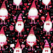 Love Gnomes Red - Freckle & Lollie Cotton (FLSH-D51-Z)