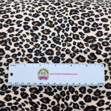 Tan/Brown Cheetah - Shannon Fabrics Cuddle Minky