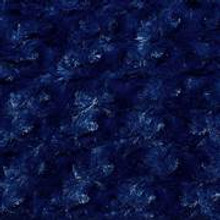 Midnight Blue Rose - Shannon Fabrics Cuddle Minky (RC-MIDBLUE)
