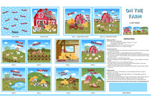  On the Farm Digital Panel - Shannon Fabrics Cuddle Minky