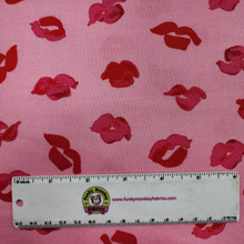 Je T'aime Love Lips Pink - Dashwood Studio Cotton