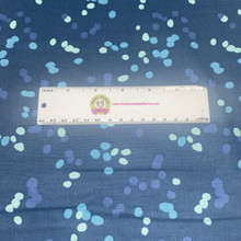 Confetti Dots on Navy - Fabric Editions Cotton