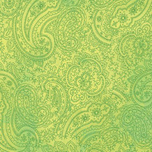 Good Vibes Paisley in Dark Lime - Clothworks Cotton (Y3122-19)