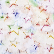 Vibrant Prism Stars Luxe - Shannon Fabrics Cuddle Minky