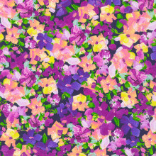 Painterly Petals Meadow - Robert Kaufman Cotton (SRKD-22275-269)