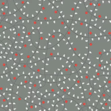 Festive Canada Grey Lights - Windham Fabrics Cotton (53138D-5)