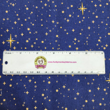 Blue Christmas Wishes Starry Sky - Riley Blake Cotton