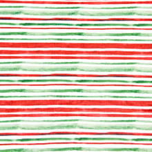 Red/Green Stripe Digital - Shannon Fabrics Cuddle Minky ( DCSTRIPEREDGREEN