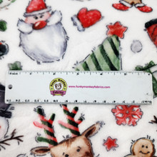 Santas Double Sided Cloud Cuddle - Shannon Fabrics Cuddle Minky